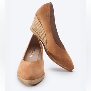 VISCATA Women's Tan Espadrille Wedge